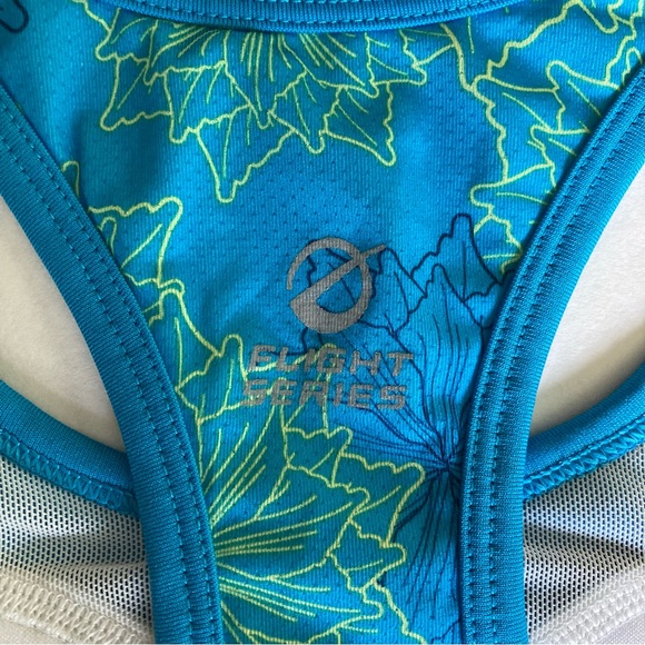 The North Face skort set skirt/shorts & racerback tank top running tennis blue M - Picture 4 of 16